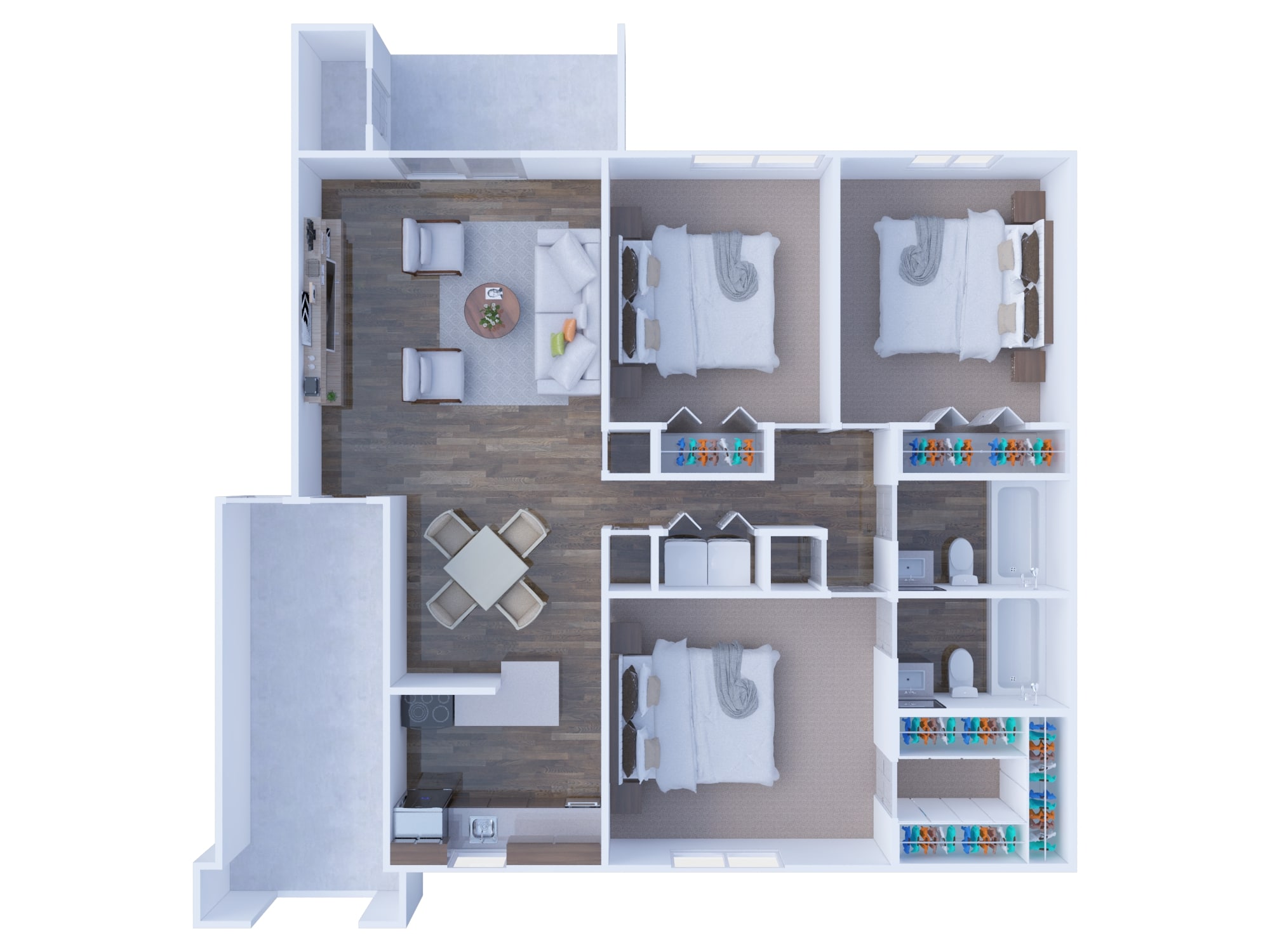 Floor Plan 3D Sample