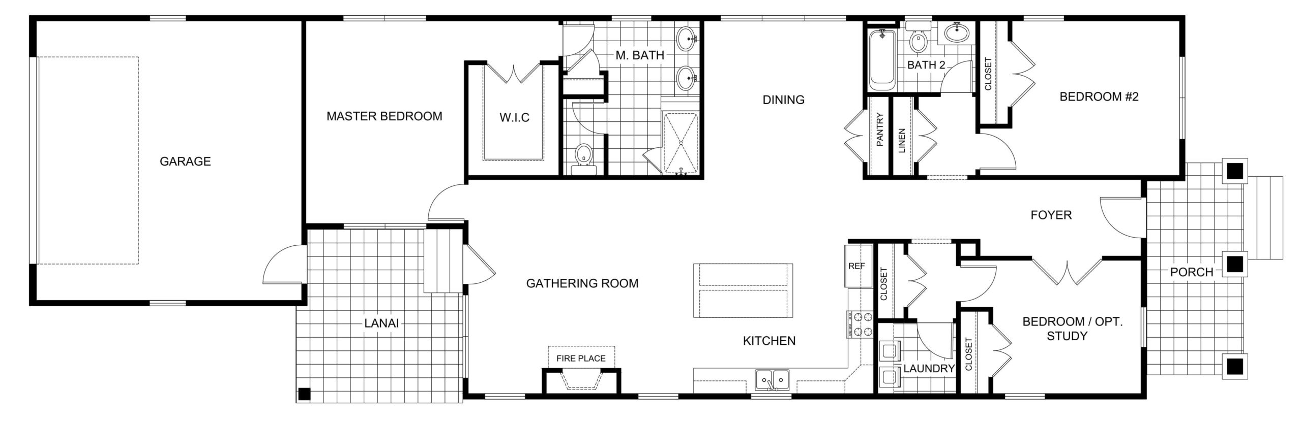 Real Estate 2D Floor Plans Design / Rendering Samples