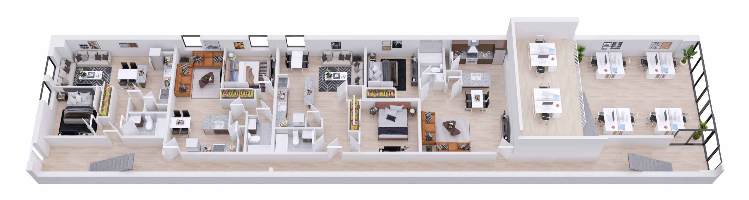 CommercialfloorplanrenderingSample1 Floor Plan for