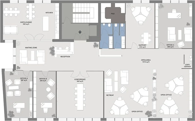 Real-Estate-Office-Floor-Plans-2D-Layout